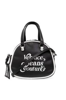 推荐Versace Jeans Couture Logo Patch Bowling Tote Bag商品
