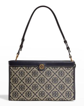 tory burch tote, Tory Burch | T Monogram 提花迷你手拿包单肩包 商品图片 满1件减$9, 满一件减$9