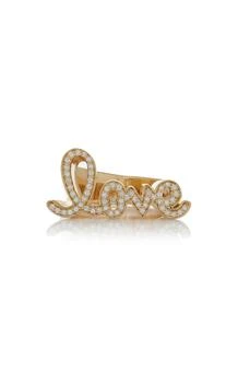 Sydney Evan | Sydney Evan - Love 14K Yellow Gold Diamond Ring - Gold - US 7 - Moda Operandi - Gifts For Her,商家Fashion US,价格¥37592