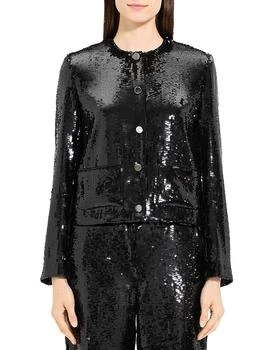 Theory | Sequined Cropped Jacket,商家Bloomingdale's,价格¥1580