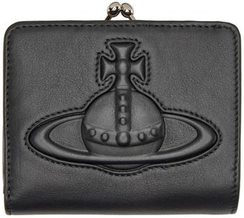 Vivienne Westwood | Black Leather Bifold Wallet商品图片,