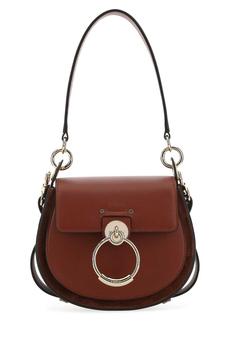 chloe tess, Chloé | Chloé Tess Logo Embossed Ring Embellished Shoulder Bag商品图片 