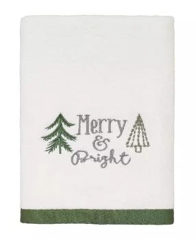 Avanti | Christmas Trees Holiday Cotton Bath Towel, 27" x 50",商家Macy's,价格¥110