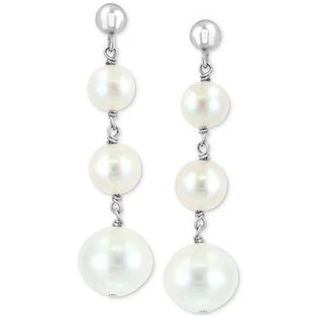 Effy | EFFY® Multicolor Freshwater Pearl (6 - 81/2mm) Graduated Drop Earrings in Sterling Silver (Also available in Freshwater Pearl) 7.9折, 独家减免邮费