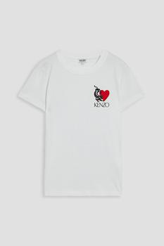 product Printed cotton-jersey T-shirt image