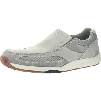 clarks男鞋, Clarks | Clarks Langton Easy Men's Nubuck Mixed Media Slip On Shoes商品图片 3.9折