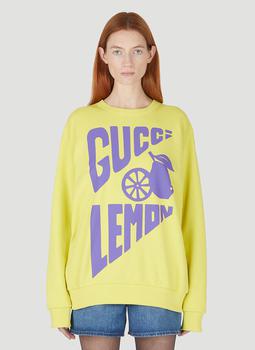 推荐Lemon Sweatshirt in Yellow商品