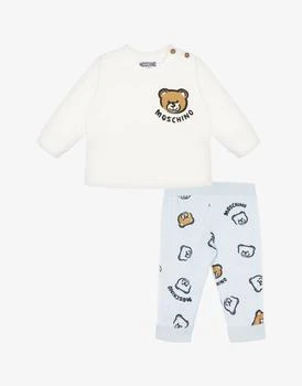 推荐Moschino Teddy Bear Organic Cotton T-shirt And Leggings Co-ord Set商品