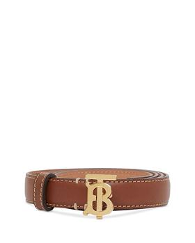 巴宝莉皮带, Burberry | Monogram Motif Topstitched Leather Belt商品图片 