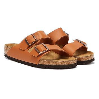 Birkenstock是什么牌子, Birkenstock | Birkenstock Arizona Birko Flor Womens Ginger Brown Sandals商品图片 9.1折