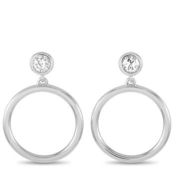 商品14K White Gold 0.31 ct Diamond Earrings图片