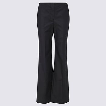 The Row真假, The Row | BLACK COTTON TROUSERS商品图片 7.4折