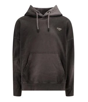 Fendi | Fendi Fendi Roma Lettering Drawstring Hoodie 7.2折