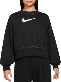推荐Nike Women&s;s Sportswear Swoosh Cropped Sweatshirt商品