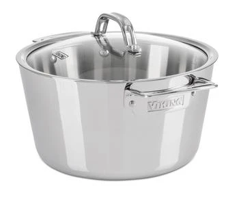 Viking | Viking Contemporary 3-Ply Stainless Steel 5.2 Qt. Dutch Oven with Lid,商家Premium Outlets,价格¥1229