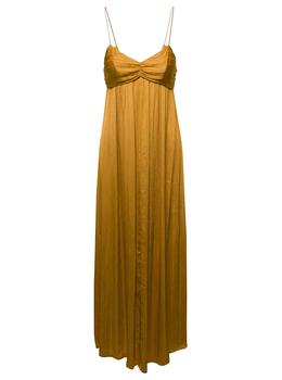 商品FORTE_FORTE | Forte_Forte Silk Viscose Creponne Pinstripe Slip Dress,商家Italist,价格¥3830图片
