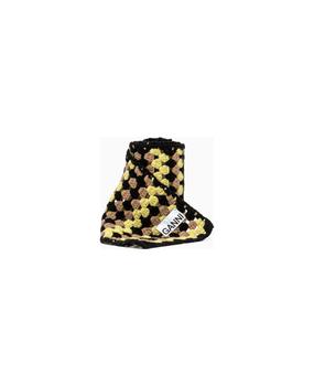 Ganni | Ganni Lambswool Crochet Scarf A4211商品图片,6.8折
