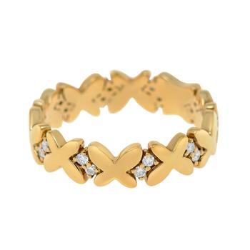 商品Mimi Milano Freevola 18K Yellow Gold Diamond Ring AXM247G8B图片