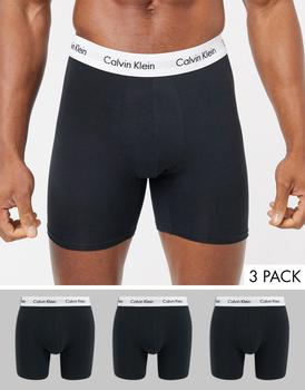 ck内裤男, Calvin Klein | Calvin Klein Cotton 3 pack boxer briefs商品图片 