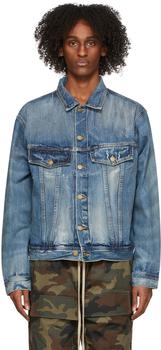 商品Blue Trucker Denim Jacket,商家SSENSE,价格¥6474图片