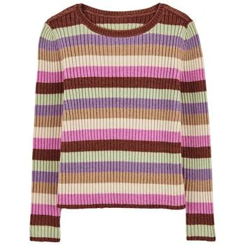 Carter's | Big Girls Striped Chenille Sweater 