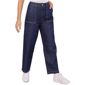 推荐Tommy Hilfiger Cotton Solid Color Jeans商品