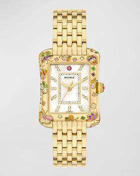 推荐Limited Edition Deco Moderne 18K Gold-Plated Diamond Watch商品
