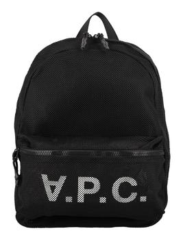A.P.C.双肩包, A.P.C. | A.P.C. Logo-Embellished Mesh Detail Backpack商品图片 6.7折