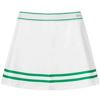 推荐Sporty & Rich Classic Logo Flared Skirt商品