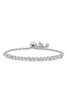 DELMAR | Sterling Silver Dew Created Moissante Bracelet - 0.51 ctw,商家Nordstrom Rack,价格¥1000