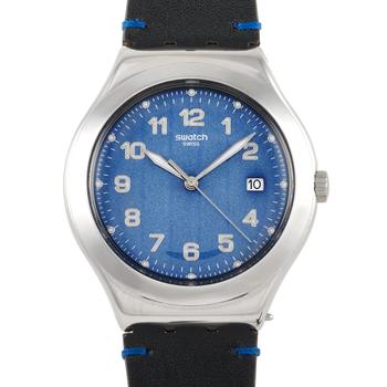 推荐Swatch Cotes Blue 42.7mm Watch YWS438商品