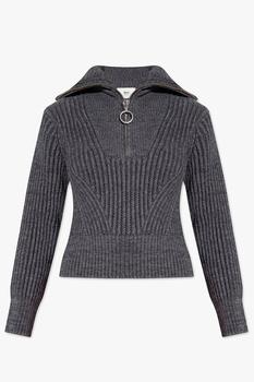 AMI | AMI Half-Zipped Knitted Sweater商品图片,8.2折起