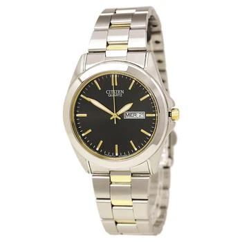 Citizen | Citizen BF0584-56E Men's Quartz Black Dial Two Tone Steel Bracelet Watch 6.6折×额外9折x额外9.5折, 独家减免邮费, 额外九折, 额外九五折