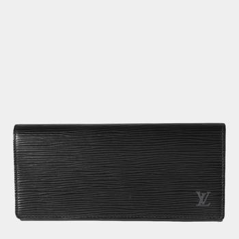推荐Louis Vuitton Black Epi Leather Wallet商品