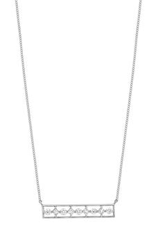 商品Bony Levy | 18K White Gold Diamond Bar Pendant Necklace - 0.15 ctw.,商家Nordstrom Rack,价格¥5640图片