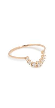 商品Zoe Chicco | Zoe Chicco 14k 爪镶钻石叠戒,商家Shopbop,价格¥4226图片