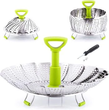 Zulay Kitchen | Adjustable Vegetable Steamer Baskets For Cooking,商家Premium Outlets,价格¥156