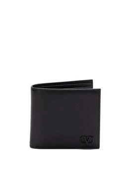 Valentino | Valentino Garavani `Mini Vlogo Signature` Billfold Wallet Coin Purse,商家Spinnaker Boutique,价格¥1483