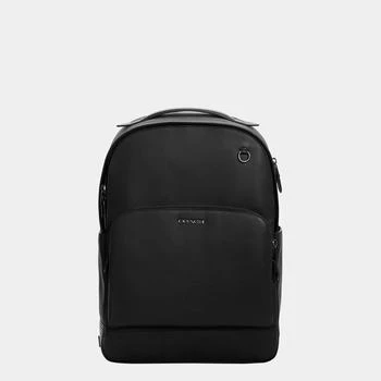 Coach | Coach Black - Leather - Graham Backpack 满$3001减$300, $3000以内享9折, 独家减免邮费, 满减