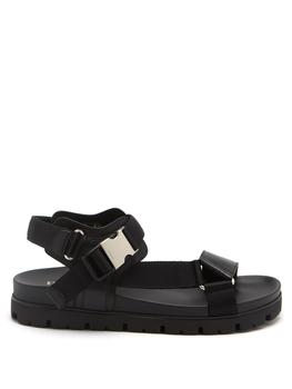 Prada | Tread-sole leather sandals商品图片,