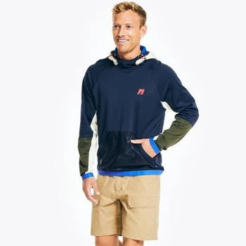 Nautica | Nautica Mens Sustainably Crafted Fleece Pullover Hoodie 4折