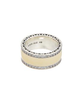 product PANDORA Silver & CZ Pink Hearts Ring image