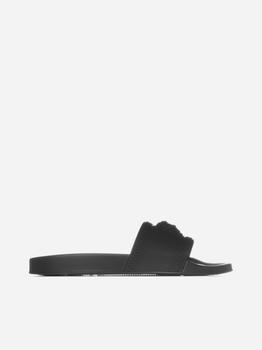 范思哲男鞋海淘, Versace | Medusa rubber slides商品图片 
