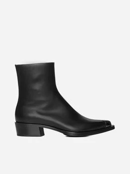 推荐Leather ankle boots商品