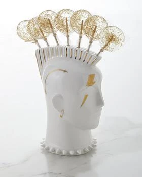 Jonathan Adler | Gilded Muse Mohawk Lollipop Holder,商家Neiman Marcus,价格¥1228