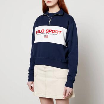 ralph lauren sport, Ralph Lauren | Polo Ralph Lauren Women's Polo Sport Half Zip Sweatshirt - Newport Navy商品图片 5折