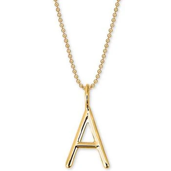 Sarah Chloe | Andi Initial Pendant Necklace in 14k Gold-Plate Over Sterling Silver, 18",商家Macy's,价格¥712