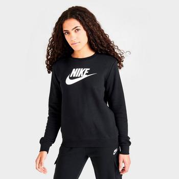 推荐Women's Nike Sportswear Club Fleece Logo Crewneck Sweatshirt商品