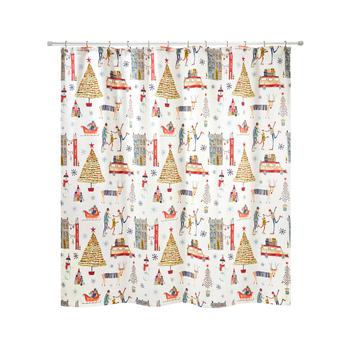 商品Holiday Town Shower Curtain,商家Macy's,价格¥344图片