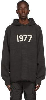 product Black Knit '1977' Hoodie image